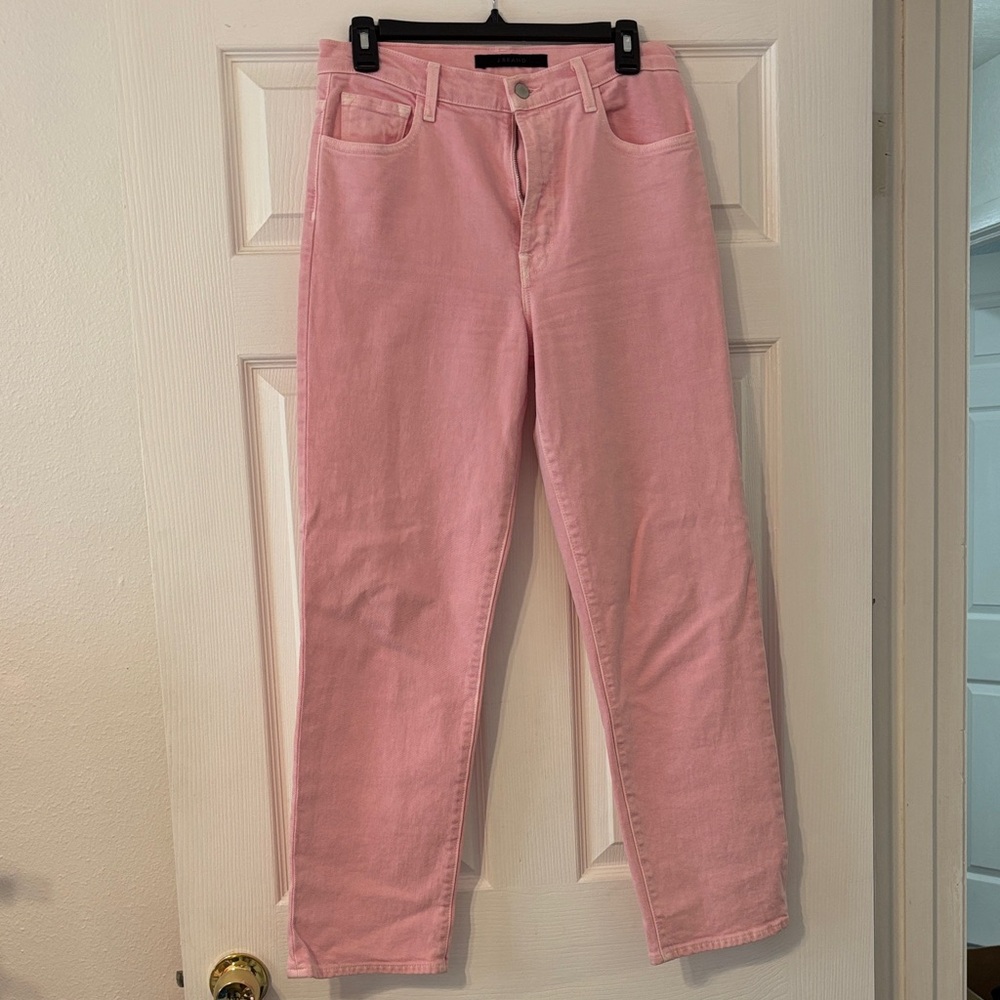 J Brand Pink Straight Leg Women's Jeans
